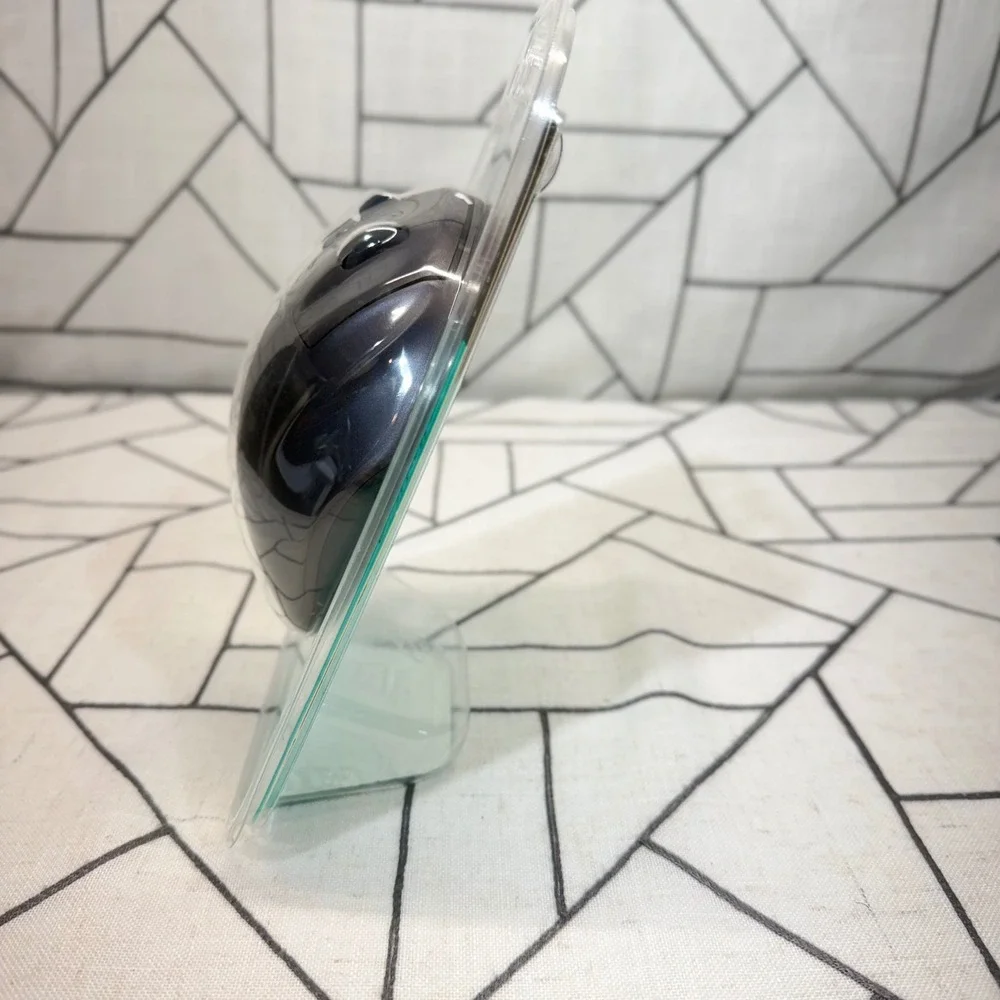 Logitech Trackman M570 Wireless Trackball Mouse Gray Blue Ergonomic New